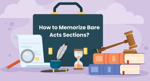 How to memorize bare acts sections